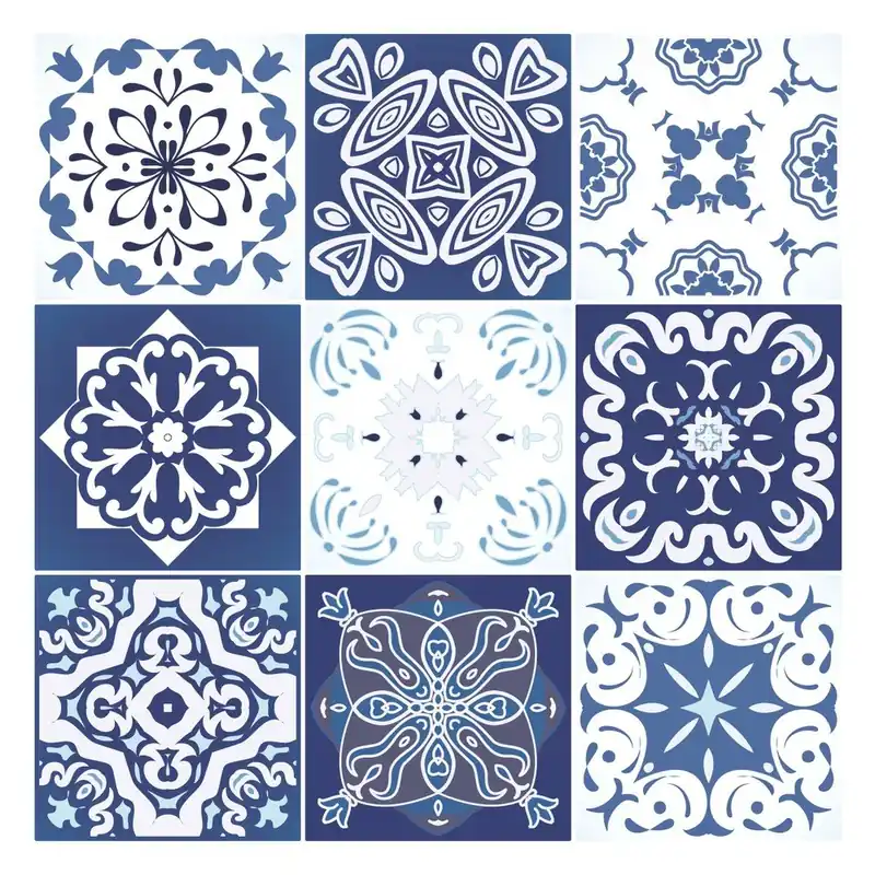 Cena promocyjna Zestaw 9 naklejek Ambiance Sirtaki, 45x45 cm Bonami