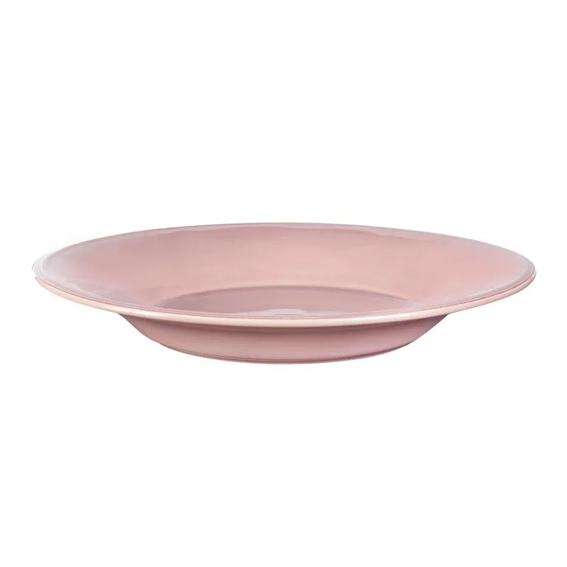 Różowy głęboki talerz kamionkowy Côté Table Constance, ⌀ 27 cm Bonami Taniej