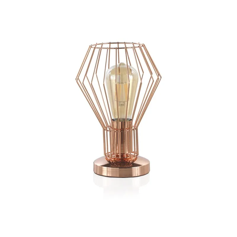 Metalowa lampa stołowa w kolorze miedzi Geese, wys. 25 cm Bonami Rabat
