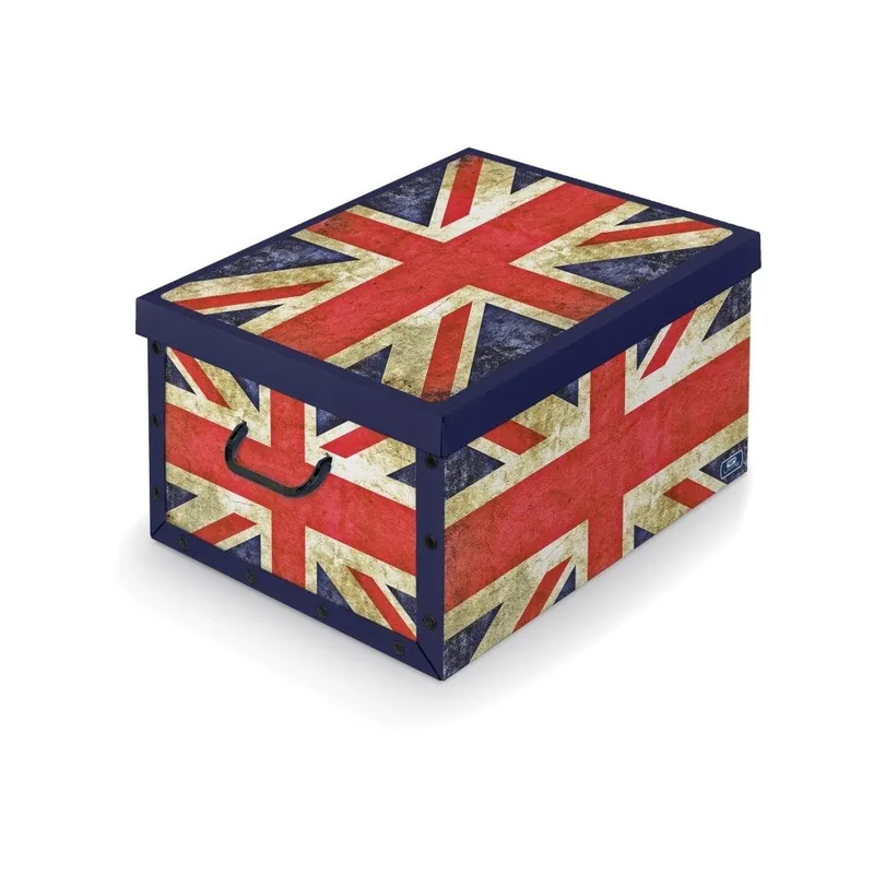 Bezpieczne zakupy Pudełko Domopak England, dł. 50 cm Bonami