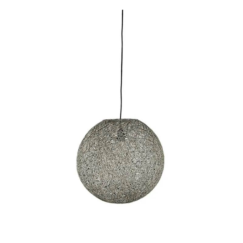 Bezpieczna płatność Szara lampa wisząca LABEL51 Twist, ⌀ 30 cm Bonami