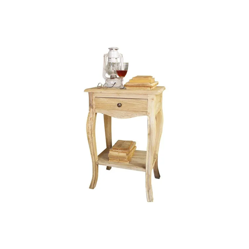 Drewniana szafka nocna Orchidea Milano Natural Living Bonami Łatwy zwrot