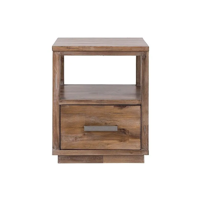 Szafka nocna z drewna akacjowego Woodking Canterburry Bonami Wyprzedaż