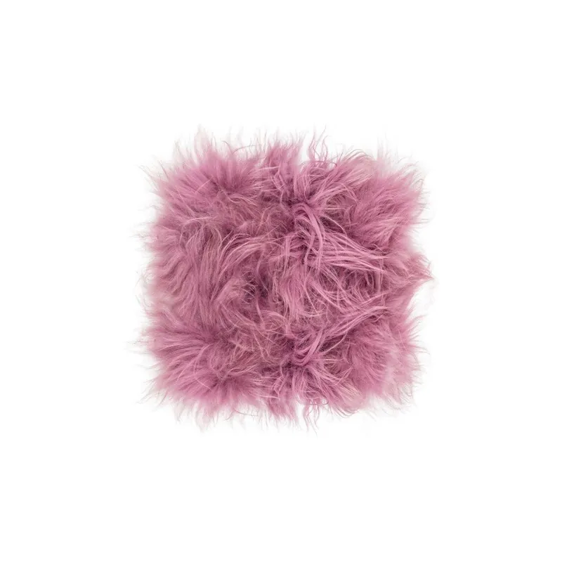 Różowa futrzana poduszka na krzesło z długim włosiem Arctic Fur Eglé, 37x37 cm Bonami Kup teraz