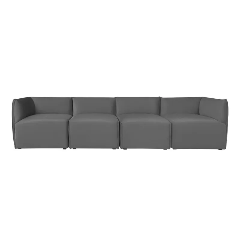 Szara modułowa sofa 4-osobowa Norrsken Ebbe Bonami Cena promocyjna