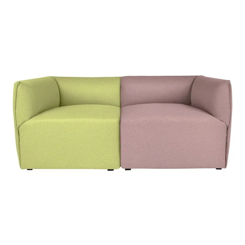 Zielono-różowa modułowa sofa 2-osobowa Norrsken Ollo Bonami Hit sprzedaży