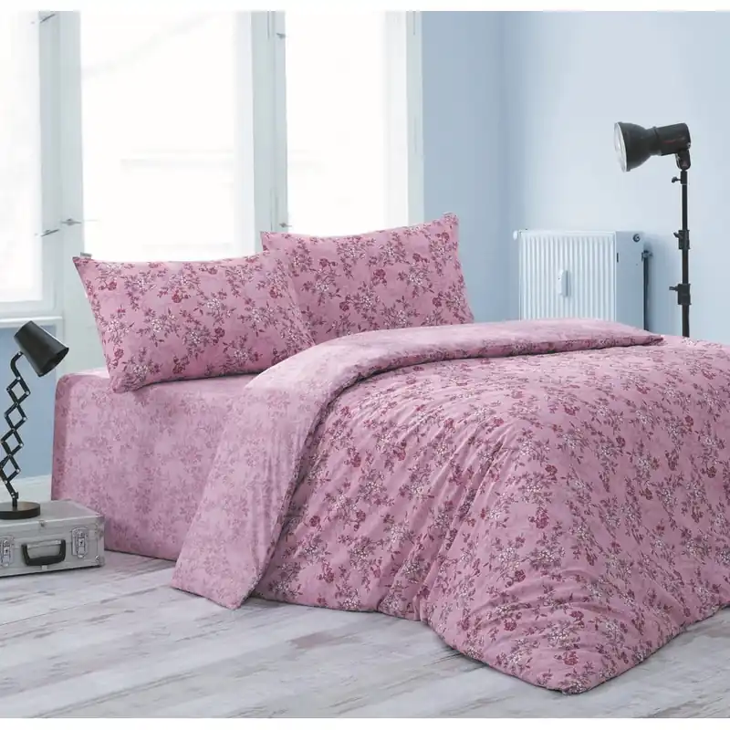 Pościel dwuosobowa z prześcieradłem Aleesha, 200x220 cm Bonami Oferta limitowana