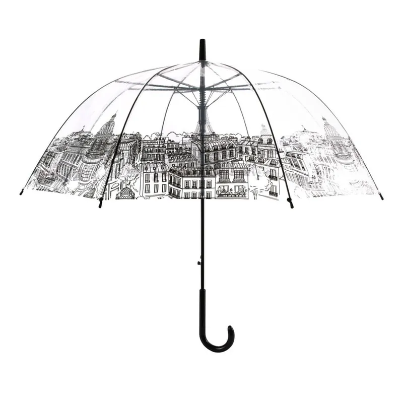 Wyjątkowa oferta Przezroczysty parasol Paris Bonami