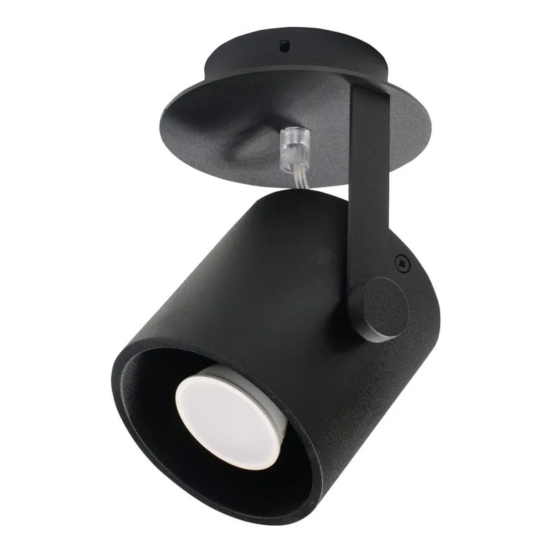 Ograniczona ilość Czarna lampa wisząca Sollux Lea 1 Bonami
