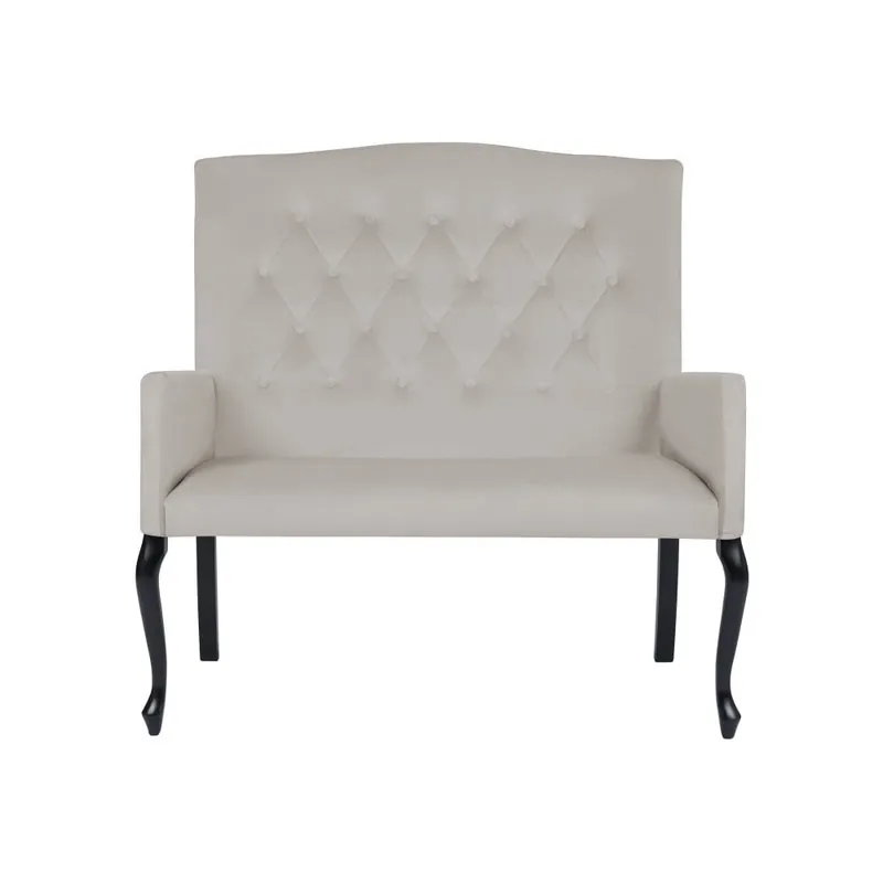 Hit sprzedaży Jasnoszara sofa 2-osobowa Micadoni Home Giuseppe Bonami