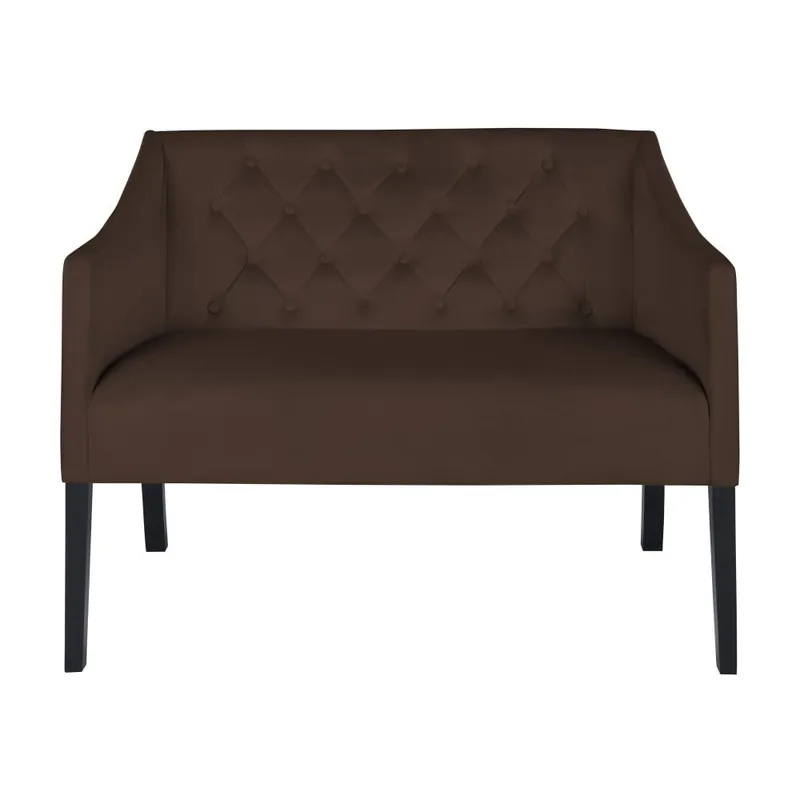 Brązowa sofa 2-osobowa Micadoni Home Mauricio Bonami Rabat