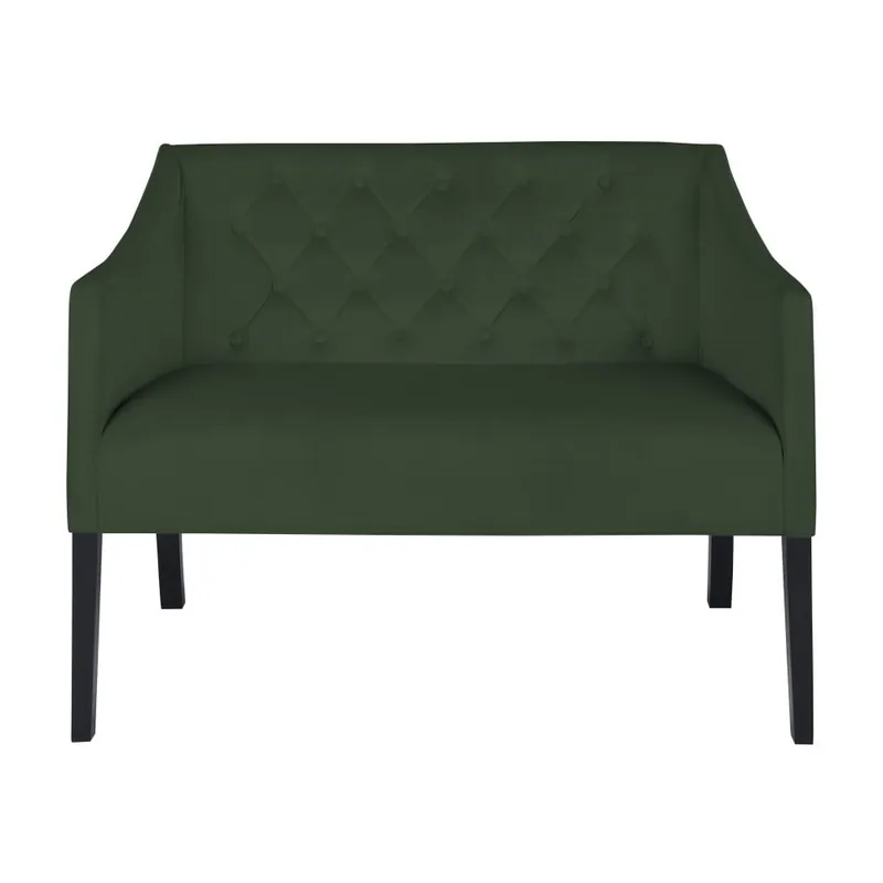 Cena promocyjna Zielona sofa 2-osobowa Micadoni Home Mauricio Bonami