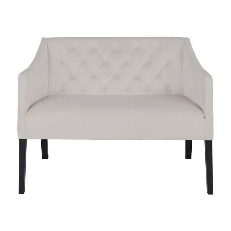 Jasnoszara sofa 2-osobowa Micadoni Home Mauricio Bonami Kup online