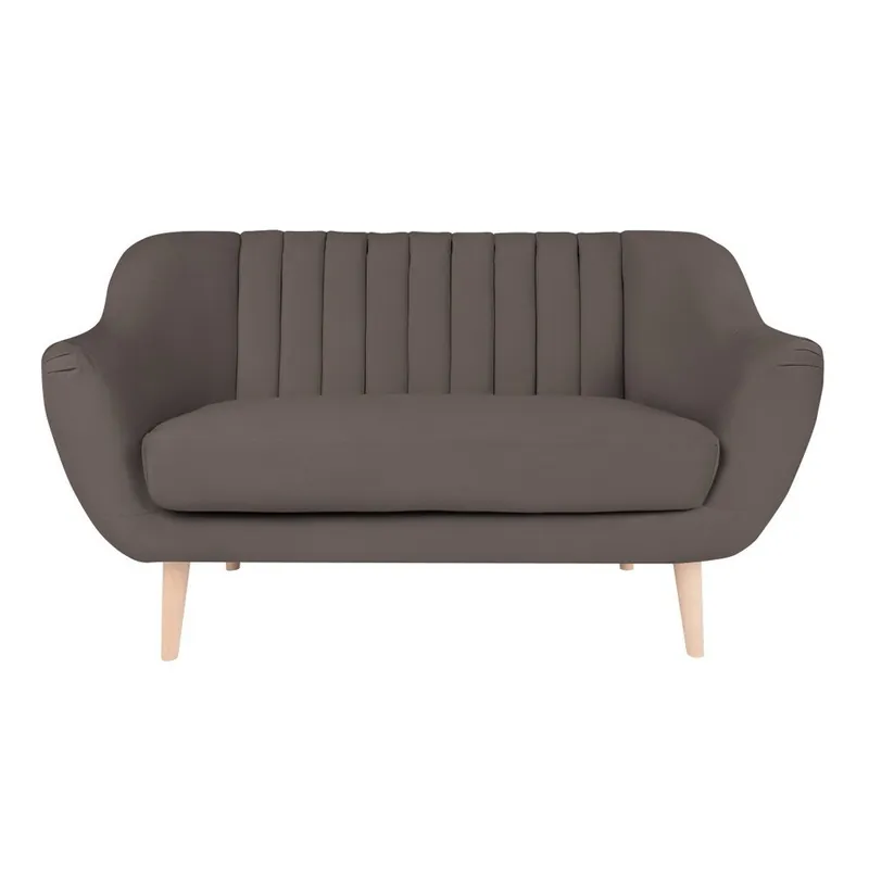 Ostatnie sztuki Antracytowa sofa 2-osobowa Micadoni Home Vincente Bonami