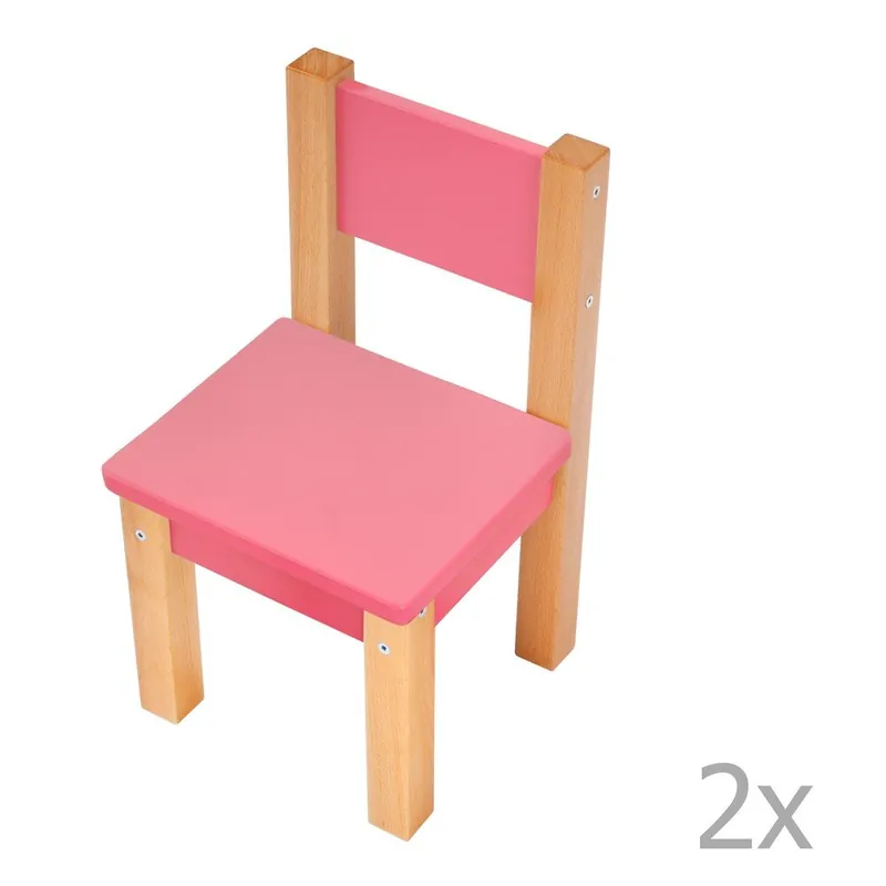 Obniżka ceny Różowe krzesło dziecięce Mobi furniture Mario Bonami