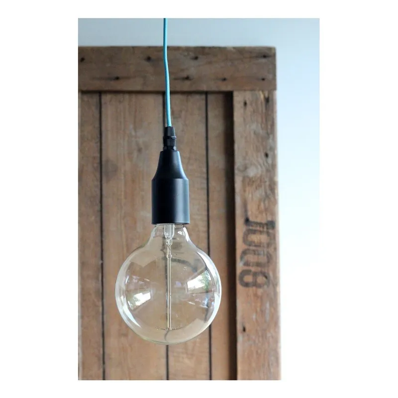 Hit sprzedaży Czarna lampa wisząca z niebieskim kablem Red Cartel Single Bonami