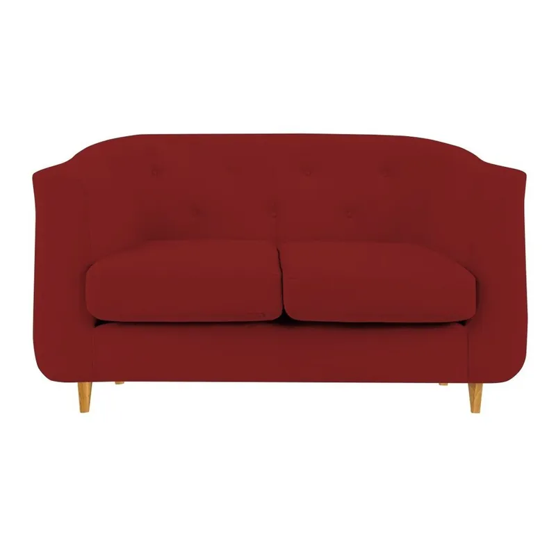 Czerwona sofa 2-osobowa Mel Art Michael Bonami Bezpieczne zakupy