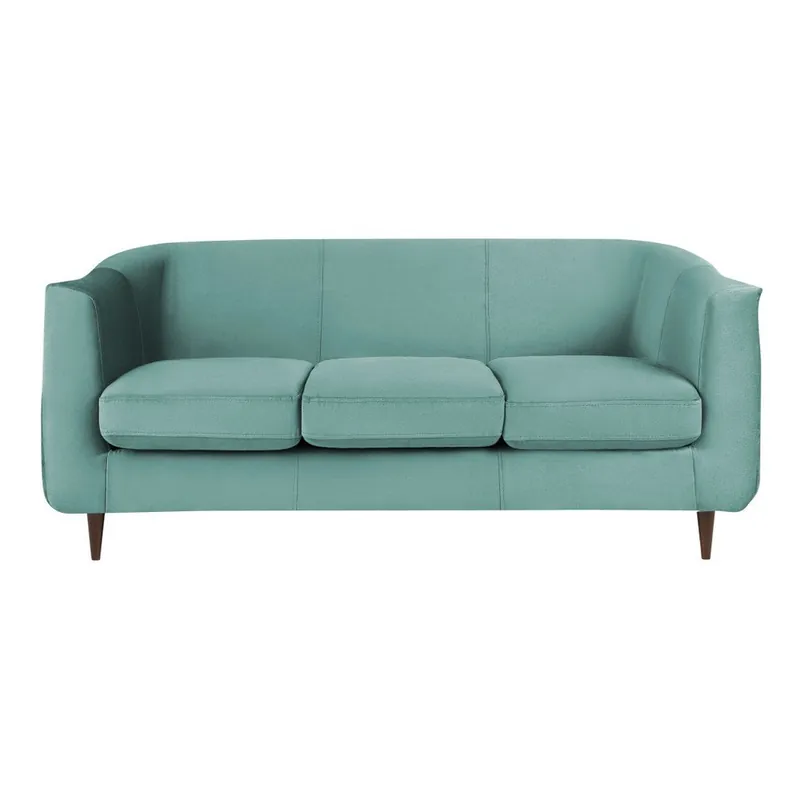 Turkusowa aksamitna sofa Kooko Home Glam, 175 cm Bonami Tylko dziś