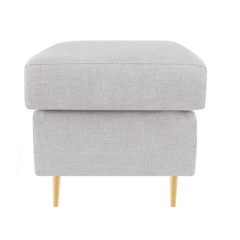 Bestseller Jasnoszary podnóżek Mazzini Sofas Iris Bonami