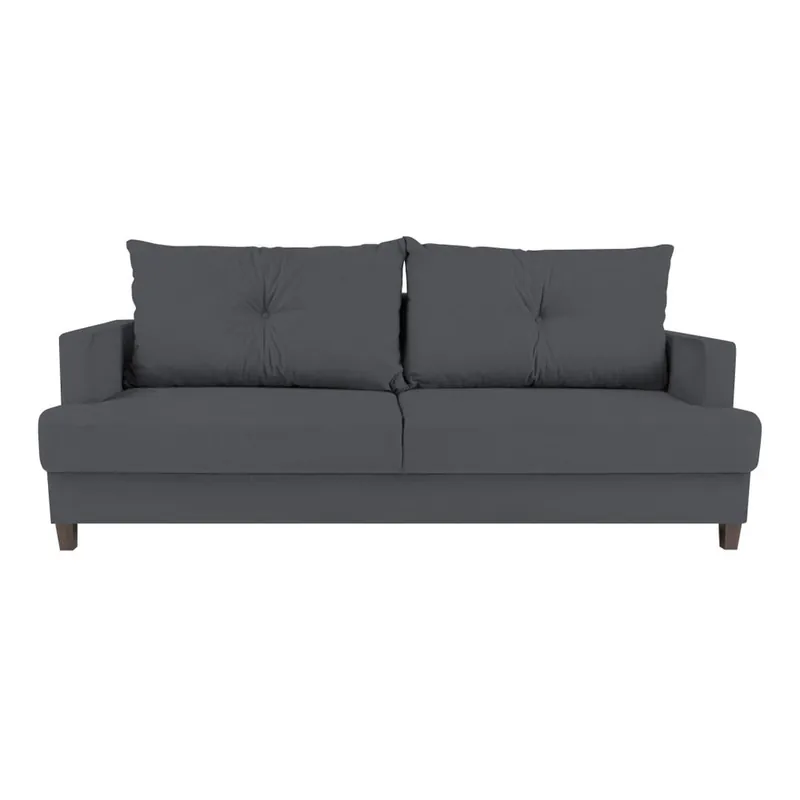 Ciemnoszara 3-osobowa sofa rozkładana Melart Lorenzo Bonami Oferta