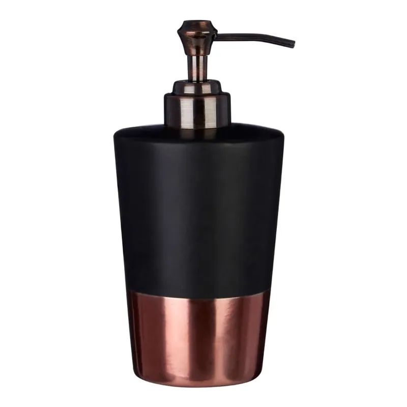Czarny dozownik do mydła Premier Housewares Alpha, 420 ml Bonami Oferta