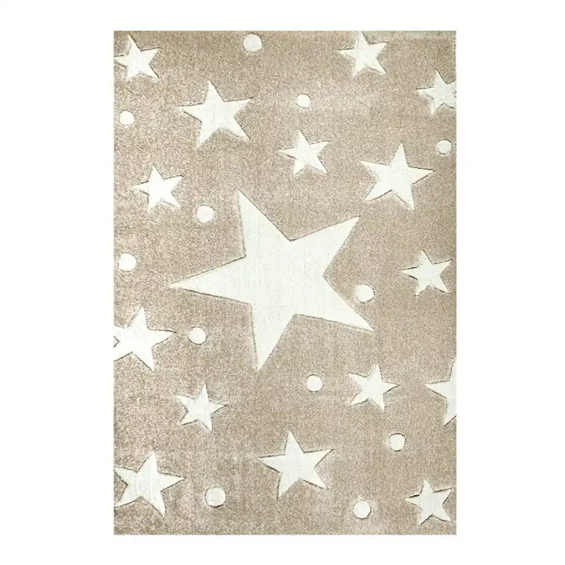 Beżowy dywan dziecięcy Happy Rugs Stars, 160x230 cm Bonami Cena promocyjna