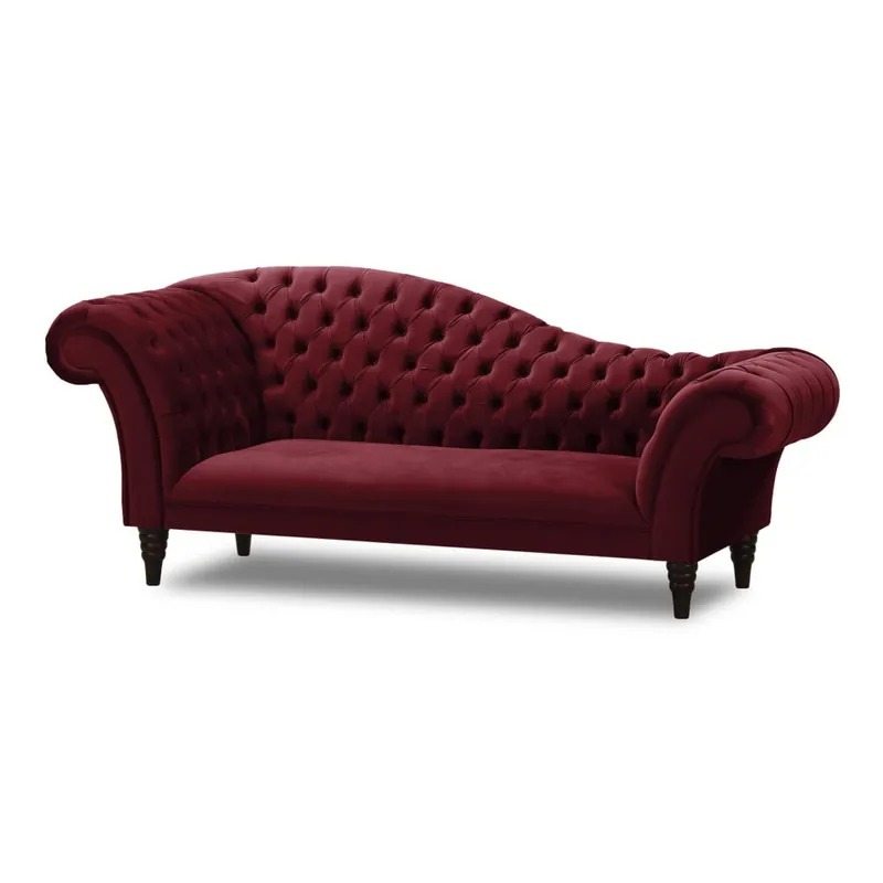 Bordowa sofa Wintech Chester Bonami Szybka wysyłka