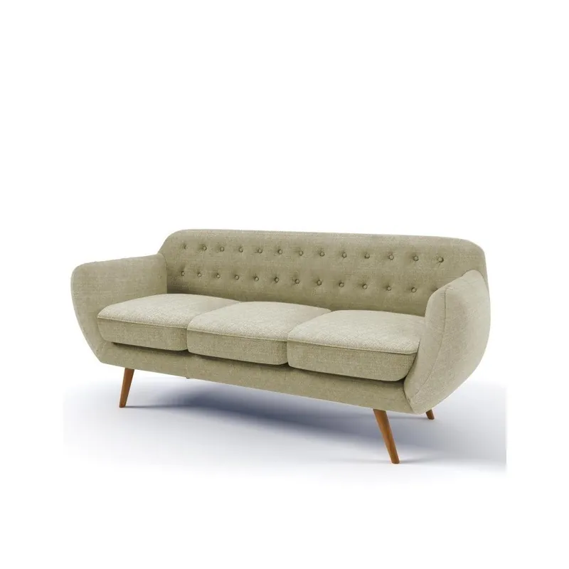 Kremowa sofa trzyosobowa Wintech Indigo Bonami Zniżka