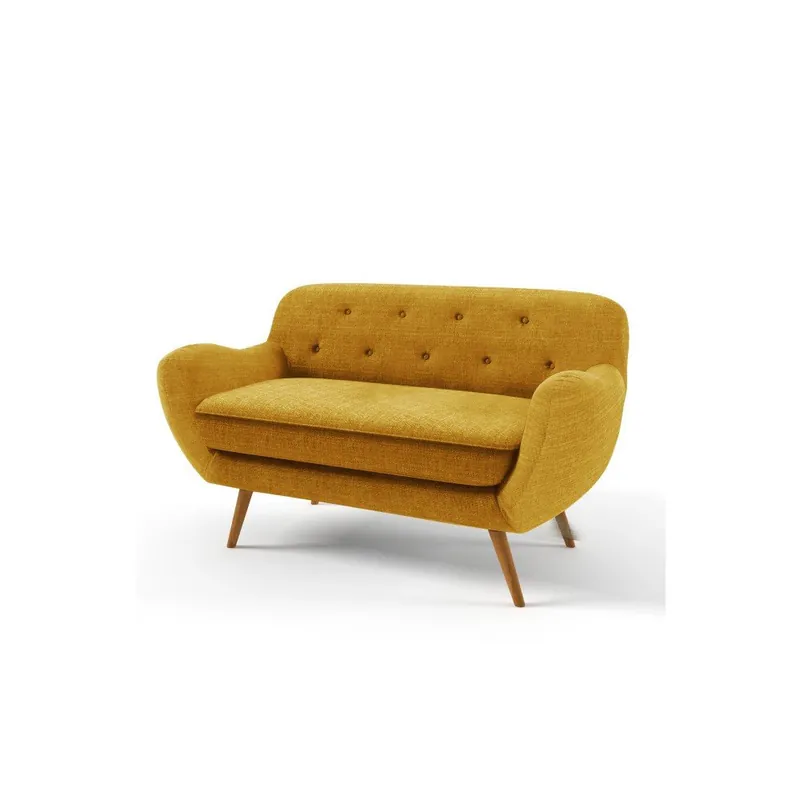 Popularny Pomarańczowa sofa dwuosobowa Wintech Zefir Portland Bonami