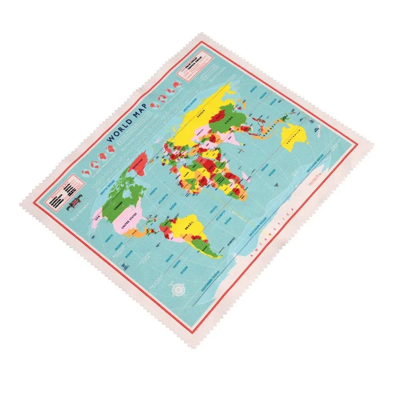 Ściereczka do czyszczenia okularów Rex London World Map Bonami Okazja