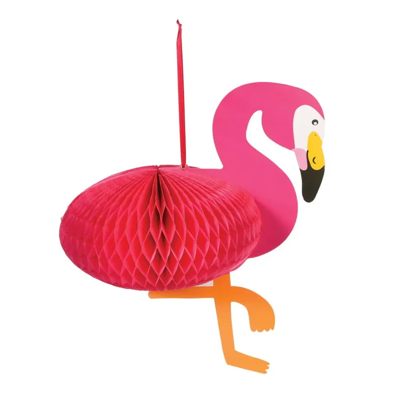 Dekoracja papierowa Rex London Flamingo Honeycomb Bonami Popularny