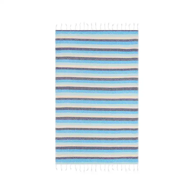 Do wyczerpania zapasów Niebieski ręcznik hammam Begonville Skye Cool, 180x95 cm Bonami