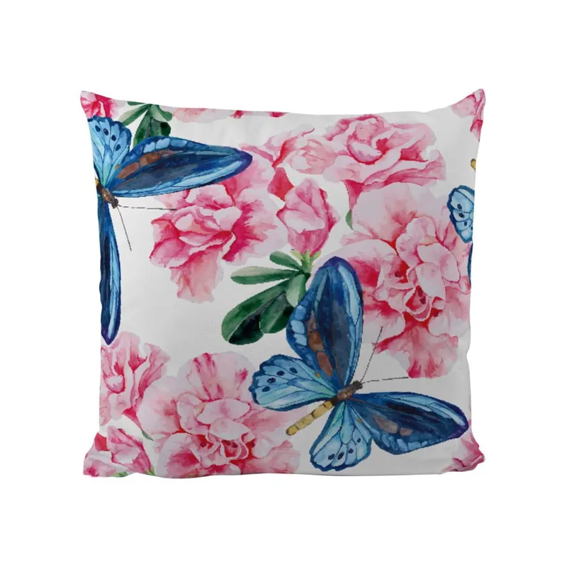 Dostępne od ręki Poduszka Butter Kings Blue Butterflies Bonami