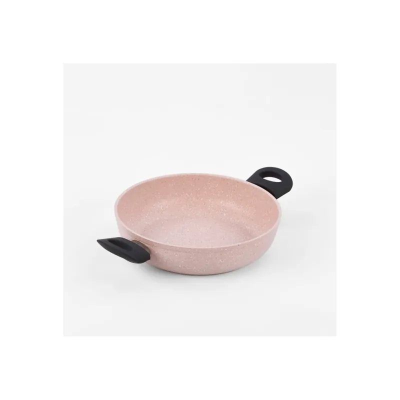 Patelnia z czarnymi uchwytami Bisetti Stonerose, 24 cm Bonami Cena promocyjna