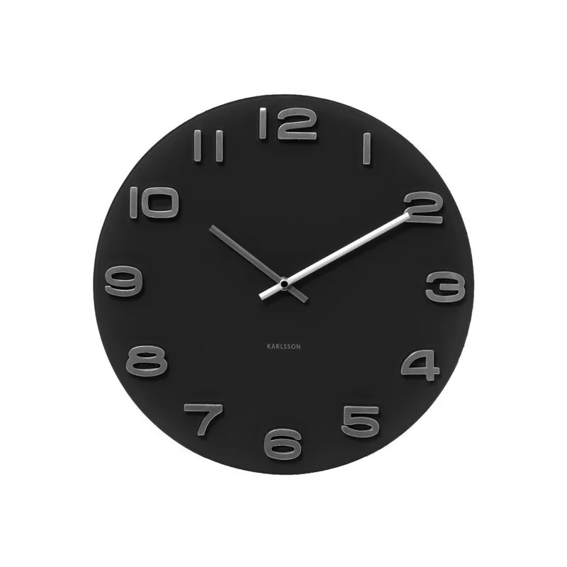 Bestseller Czarny zegar Present Time Vintage Bonami