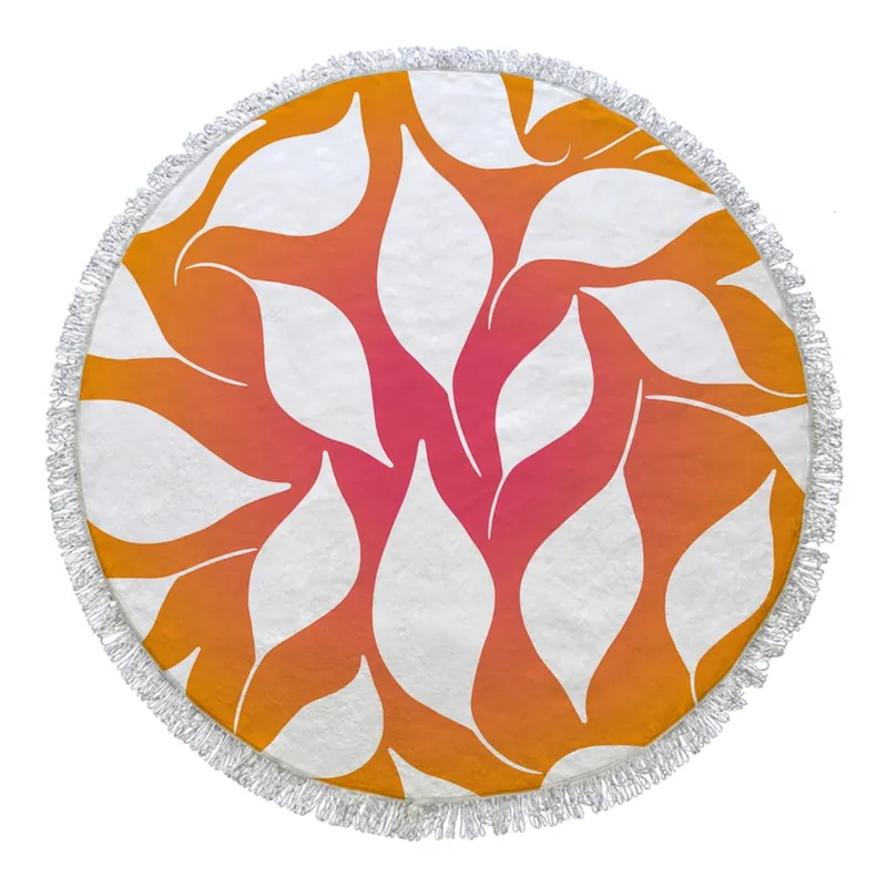 Ostatnie sztuki Okrągły ręcznik Leaves, ⌀ 155 cm Bonami
