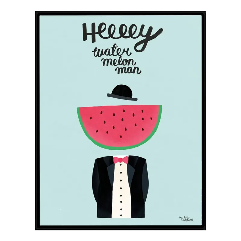 Plakat Michelle Carlslund Water Melon Man, 30x40 cm Bonami Szybka dostawa