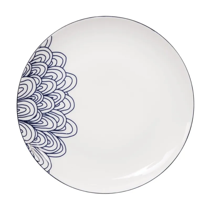 Dostępne od ręki Talerz porcelanowy Tokyo Design Studio Le Bleu De Nimes, ⌀ 27 cm Bonami