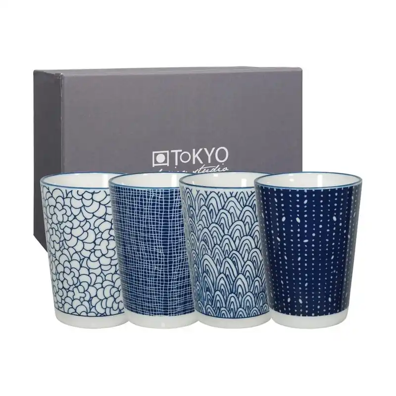 Zestaw 4 kubków Tokyo Design Studio Le Bleu De Nimes, 230 ml Bonami Wybór klientów