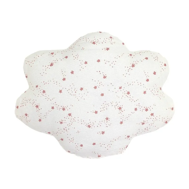 Nowy Biała poduszka w różowe gwiazdki Art For Kids Cloud, 50x40 cm Bonami