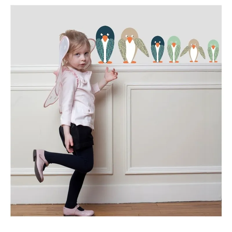 Naklejka na ścianę Art For Kids Penguin Family Bonami Premium