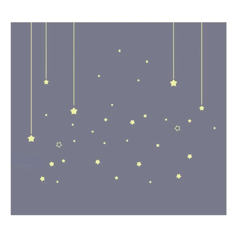 Świecąca naklejka na ścianę Art For Kids Stars Bonami Ostatnie sztuki