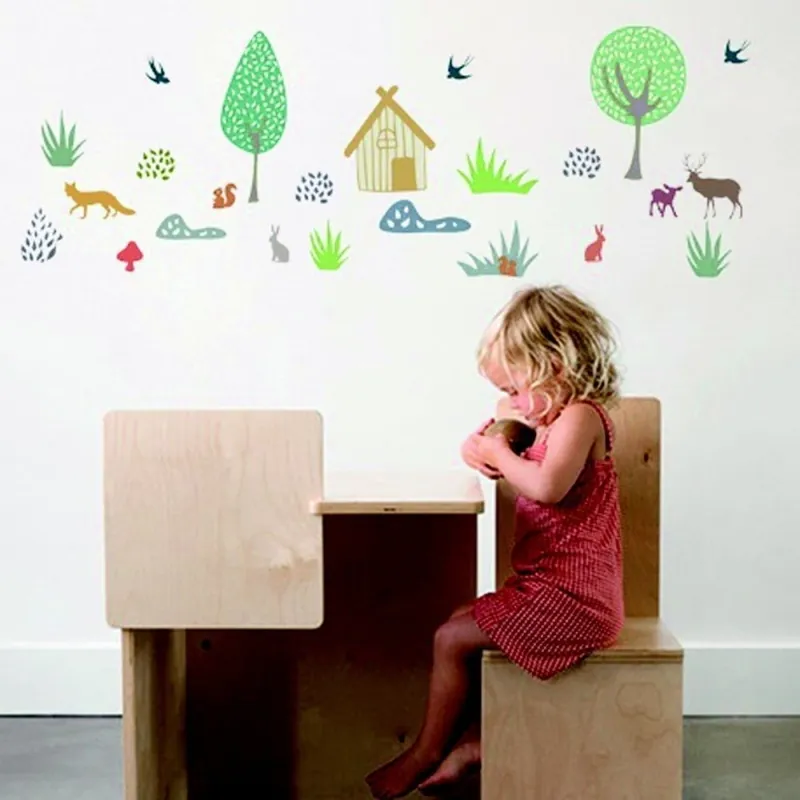 Nowość Naklejka na ścianę Art For Kids Forest Bonami