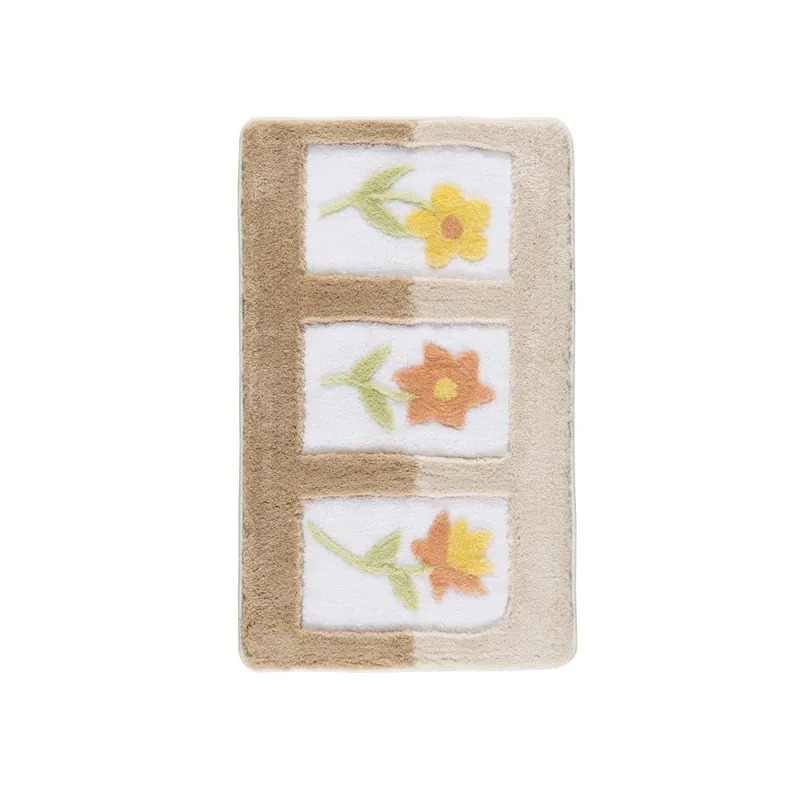 Beżowy dywanik łazienkowy Confetti Bathmats Anjelik, 60x100 cm Bonami Tani