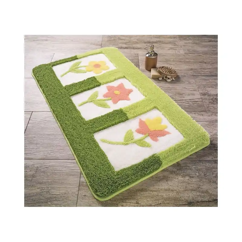 Zielony dywanik łazienkowy Confetti Bathmats Anjelik, 70x120 cm Bonami Ograniczona ilość