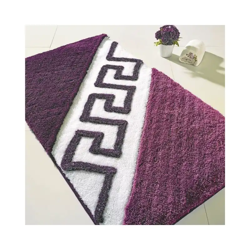 Niska cena Fioletowy dywanik łazienkowy Confetti Bathmats Edessa, 70x120 cm Bonami