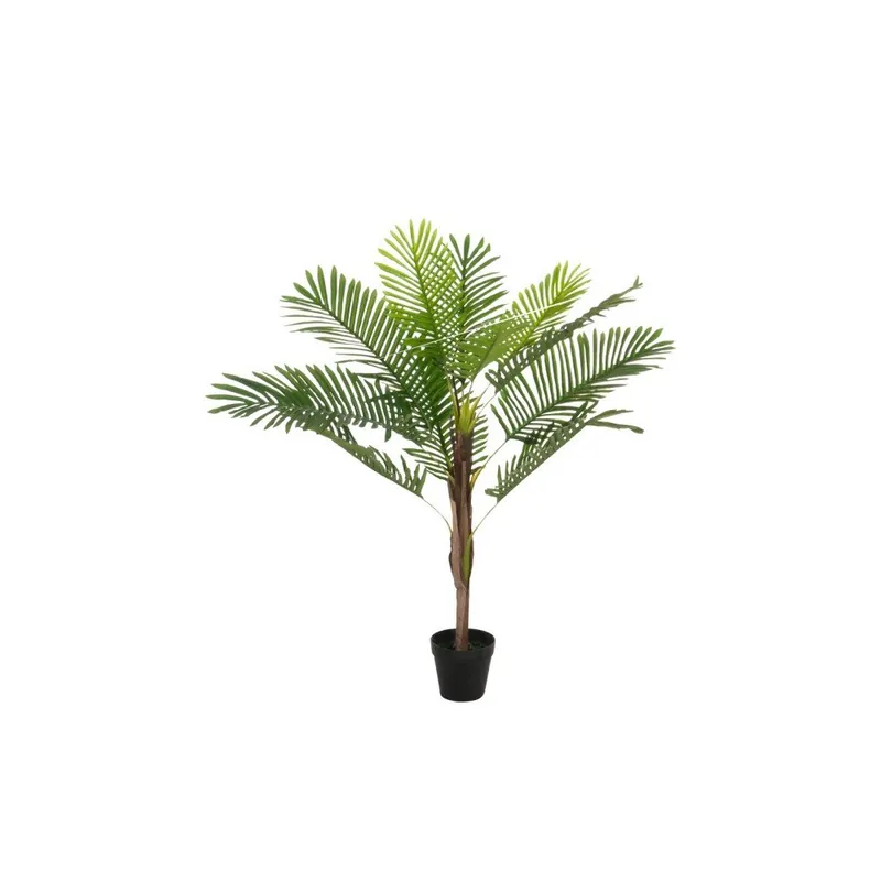 Dekoracyjny kwiat w doniczce J-Line Palm Bonami Zniżka