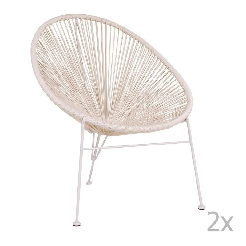 Oferta Biały fotel House Nordic Arizona Bonami