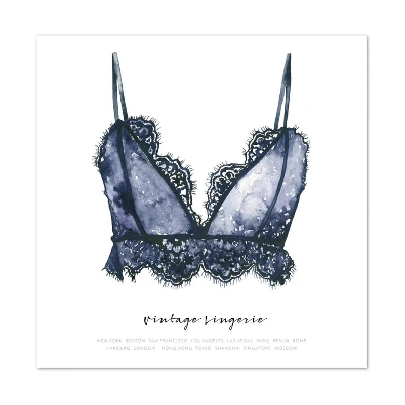 Nowy Plakat Leo La Douce Vintage Lingerie, 30x30 cm Bonami