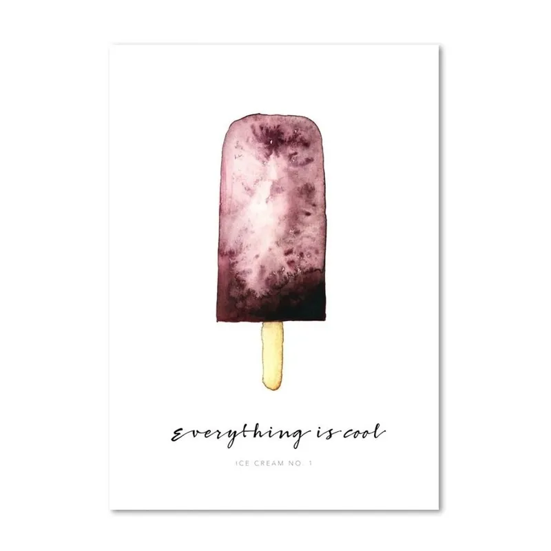 Sprawdź teraz Plakat Leo La Douce Everything Is Cool I, 21x29,7 cm Bonami